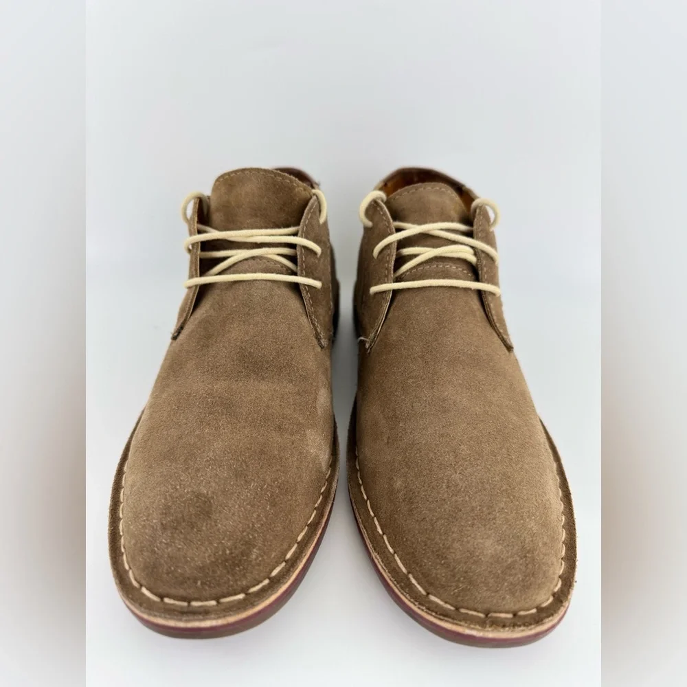 Kenneth Cole Reaction Men's Desert Sun Suede Chukka Boots, Taupe Size 10